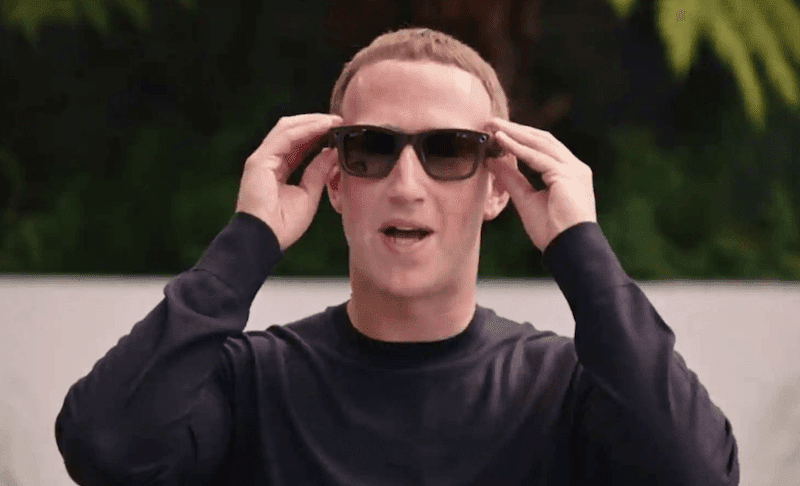 Facebook Ray Ban Stories Smart Glasses Mark Zuckerberg
